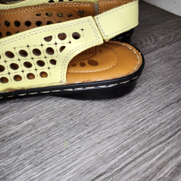 Spring Step Leather Sling Back slip on sandal - Picture 4 of 7